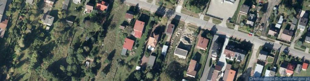 Zdjęcie satelitarne Paryska ul.