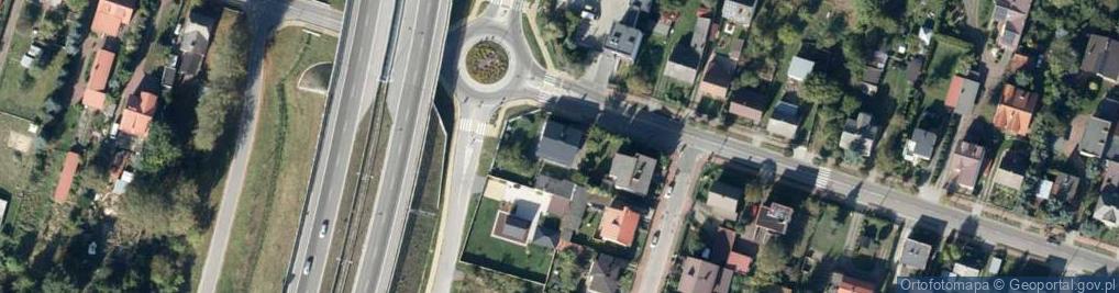 Zdjęcie satelitarne Paryska ul.