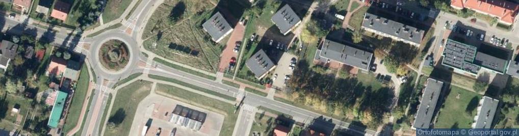 Zdjęcie satelitarne Paryska ul.