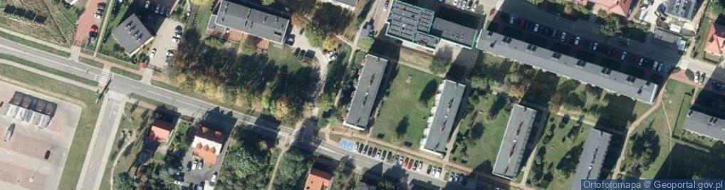 Zdjęcie satelitarne Paryska ul.