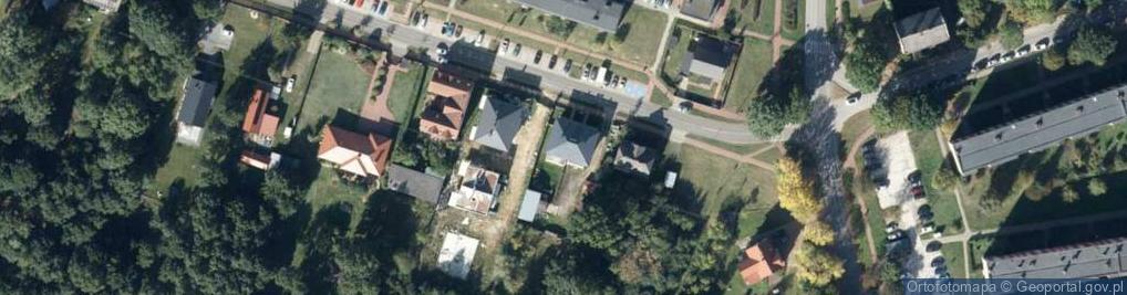 Zdjęcie satelitarne Paryska ul.