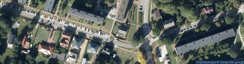 Zdjęcie satelitarne Paryska ul.