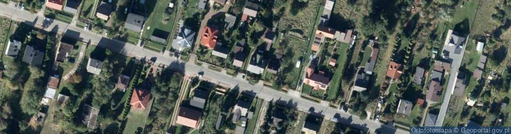 Zdjęcie satelitarne Paryska ul.