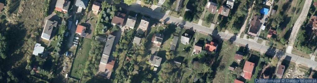 Zdjęcie satelitarne Paryska ul.