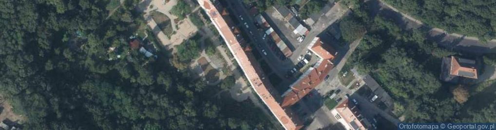 Zdjęcie satelitarne Paproci ul.