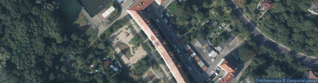 Zdjęcie satelitarne Paproci ul.
