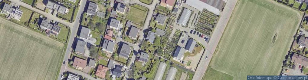 Zdjęcie satelitarne Pawia ul.