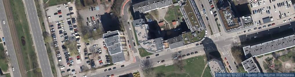 Zdjęcie satelitarne Pawia ul.