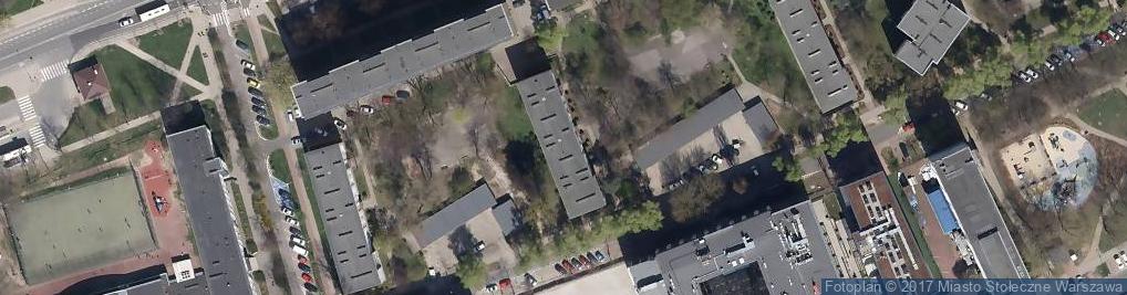 Zdjęcie satelitarne Pawia ul.