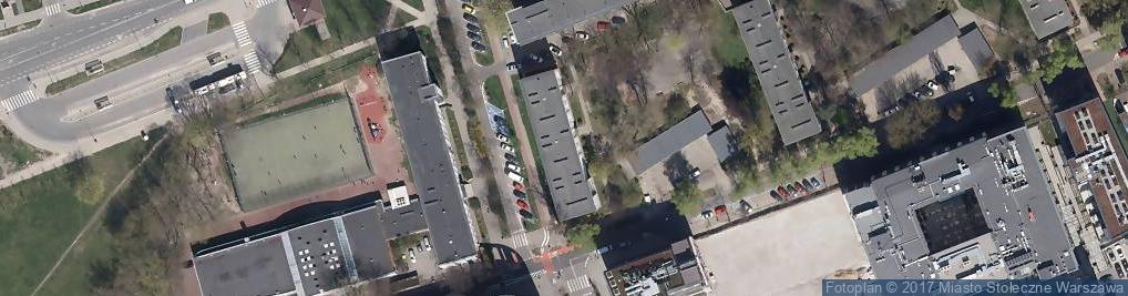 Zdjęcie satelitarne Pawia ul.