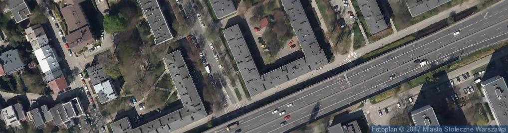 Zdjęcie satelitarne Paryska ul.