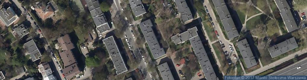 Zdjęcie satelitarne Paryska ul.