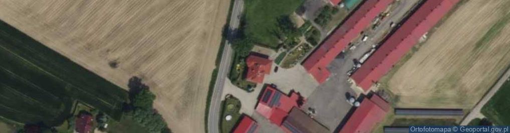 Zdjęcie satelitarne Pawia ul.