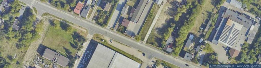 Zdjęcie satelitarne Papieżka ul.