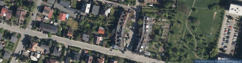 Zdjęcie satelitarne Paryska ul.