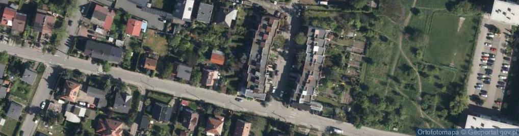 Zdjęcie satelitarne Paryska ul.