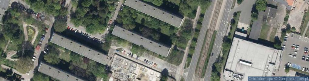 Zdjęcie satelitarne Pabianicka ul.