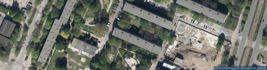 Zdjęcie satelitarne Pabianicka ul.
