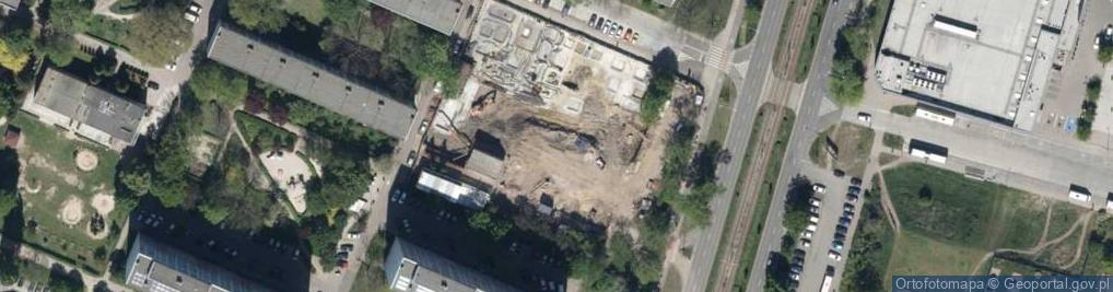 Zdjęcie satelitarne Pabianicka ul.