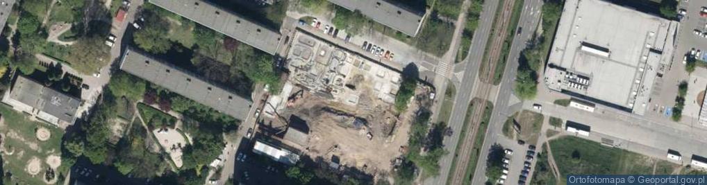 Zdjęcie satelitarne Pabianicka ul.