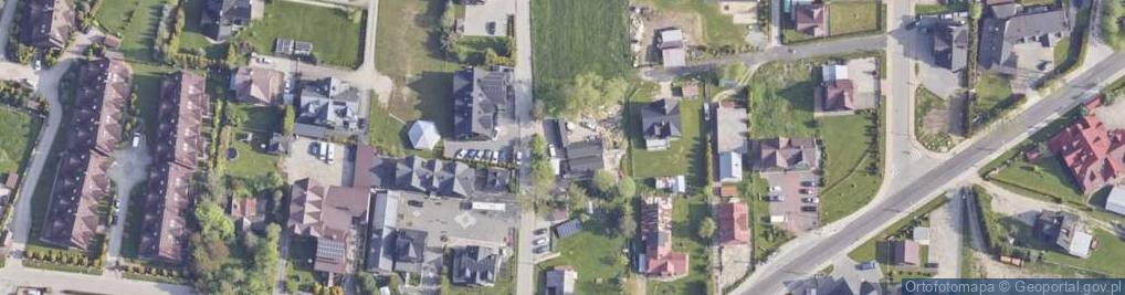 Zdjęcie satelitarne Paryskich Witolda i Zofii ul.