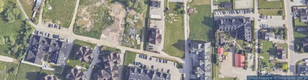 Zdjęcie satelitarne Paryskich Witolda i Zofii ul.
