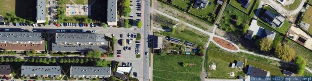 Zdjęcie satelitarne Paprocka ul.
