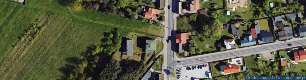Zdjęcie satelitarne Paprocka ul.