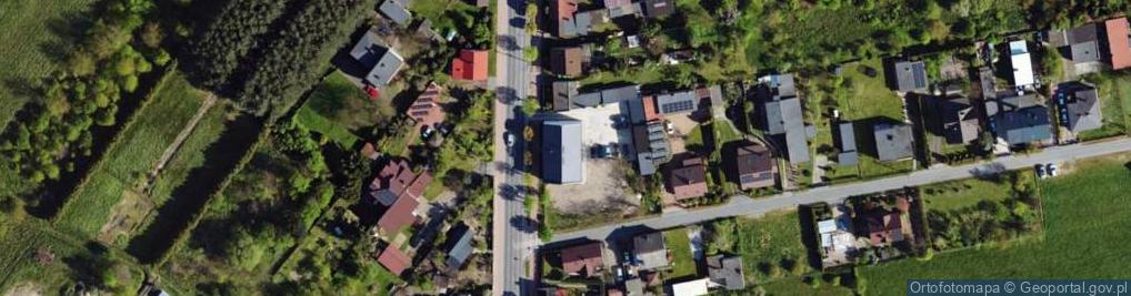 Zdjęcie satelitarne Paprocka ul.