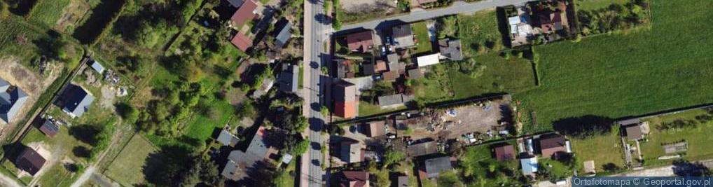 Zdjęcie satelitarne Paprocka ul.