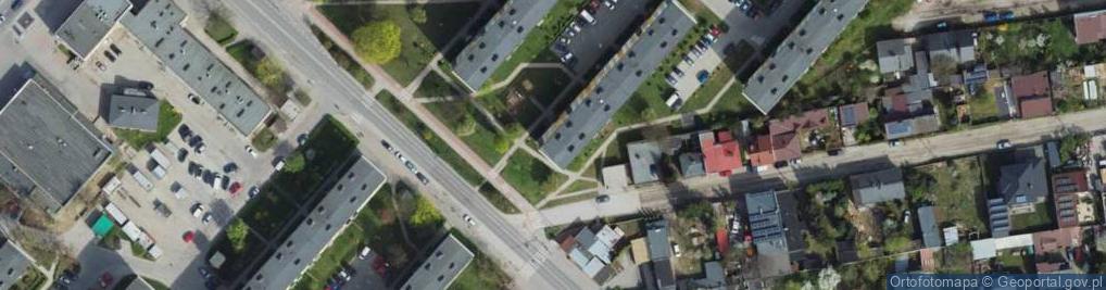 Zdjęcie satelitarne Parzęczewska ul.