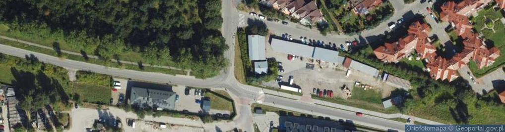 Zdjęcie satelitarne Pękowicka ul.