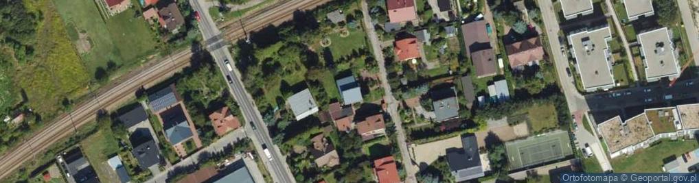 Zdjęcie satelitarne Pękowicka ul.