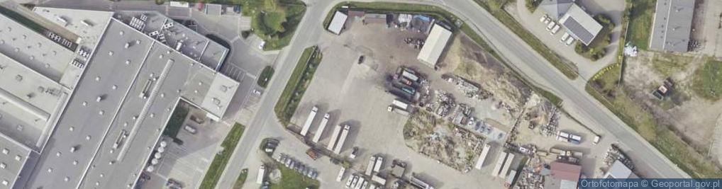 Zdjęcie satelitarne Pęcz ul.