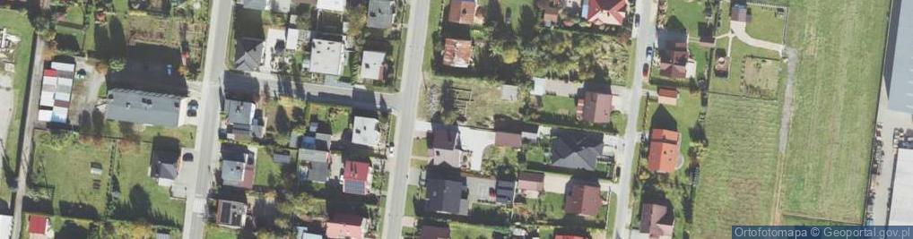Zdjęcie satelitarne Perzów ul.