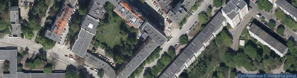 Zdjęcie satelitarne Pereca Icchaka Lejba ul.