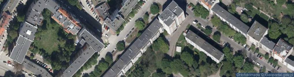 Zdjęcie satelitarne Pereca Icchaka Lejba ul.