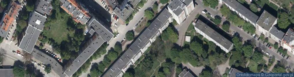 Zdjęcie satelitarne Pereca Icchaka Lejba ul.