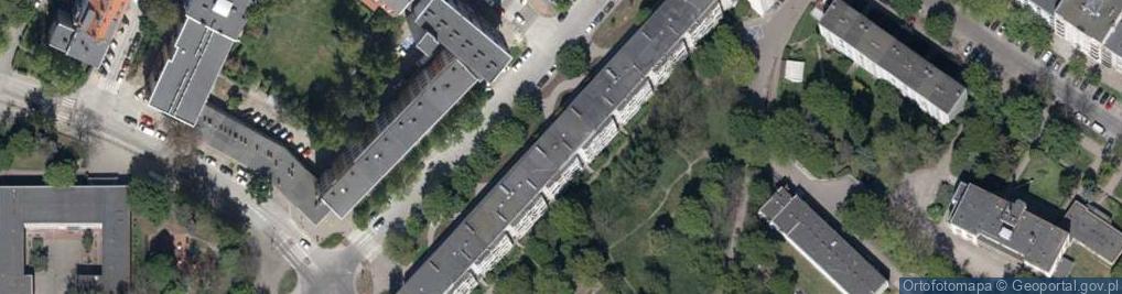 Zdjęcie satelitarne Pereca Icchaka Lejba ul.