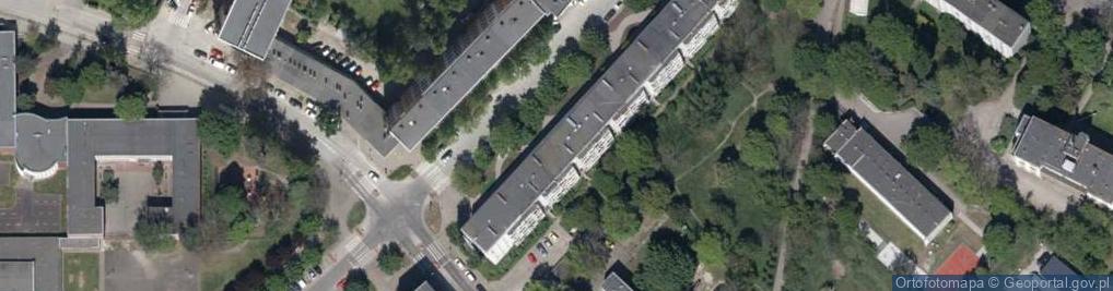 Zdjęcie satelitarne Pereca Icchaka Lejba ul.