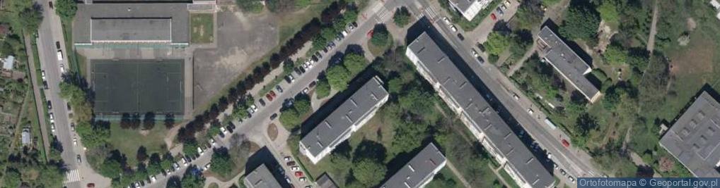 Zdjęcie satelitarne Pereca Icchaka Lejba ul.