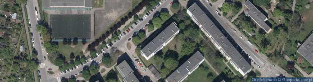 Zdjęcie satelitarne Pereca Icchaka Lejba ul.