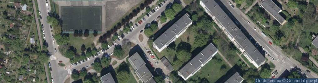 Zdjęcie satelitarne Pereca Icchaka Lejba ul.