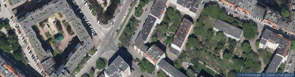 Zdjęcie satelitarne Pereca Icchaka Lejba ul.