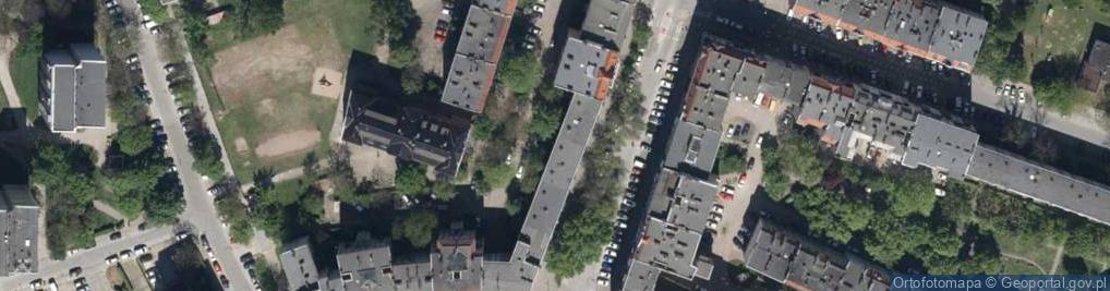 Zdjęcie satelitarne Pereca Icchaka Lejba ul.