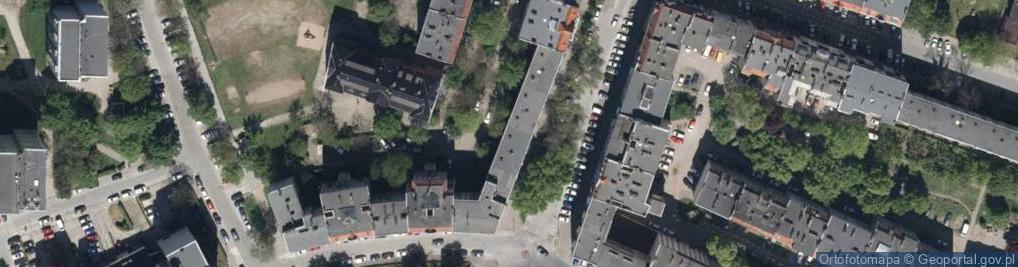 Zdjęcie satelitarne Pereca Icchaka Lejba ul.