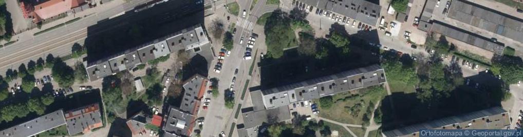 Zdjęcie satelitarne Pereca Icchaka Lejba ul.