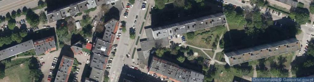 Zdjęcie satelitarne Pereca Icchaka Lejba ul.
