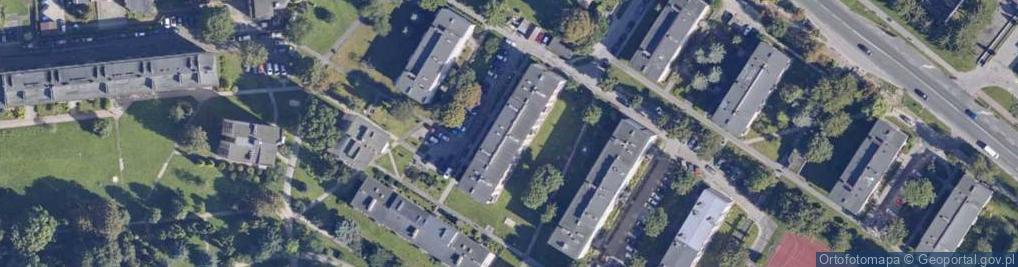 Zdjęcie satelitarne Peowiaków ul.