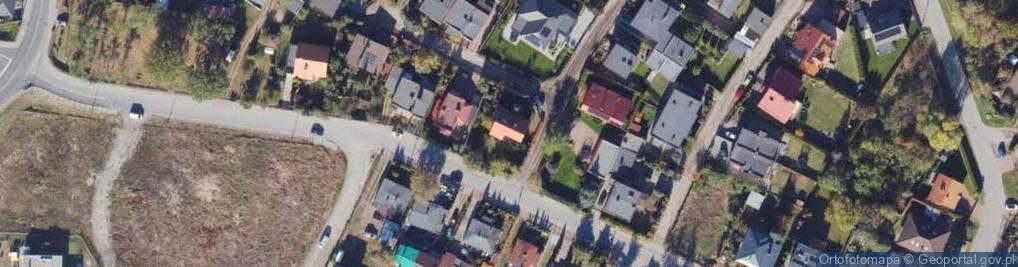 Zdjęcie satelitarne Piesza ul.